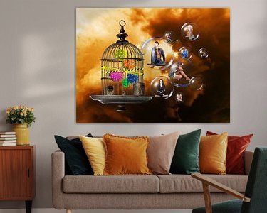 Example of the artwork in a room