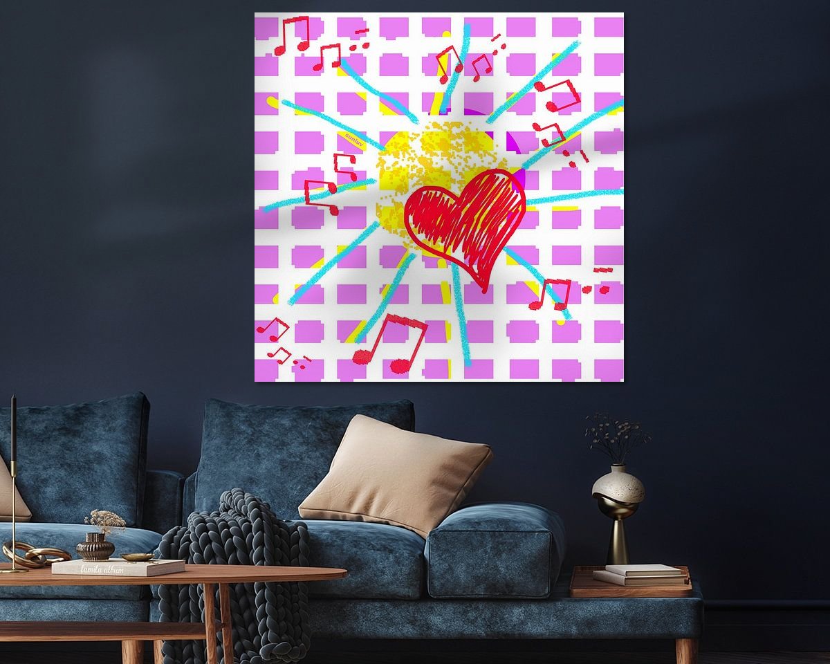 Example of the artwork in a room