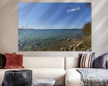 Natuurlijk strand in de Goor, Lauterbach op het eiland Rügen van GH Foto & Artdesign