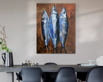 Le trois sardines van Mieke Daenen