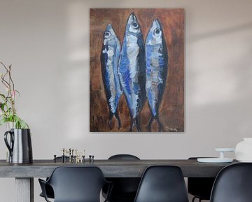 Le trois sardines van Mieke Daenen
