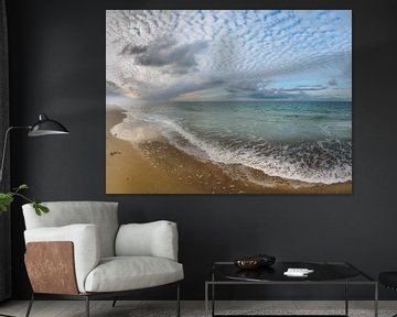 Lichtspiel von Wolken und Meeresnebel von Jan Huneman