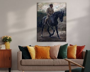 Das Pferd von Graf Bobrinski, Francisco Pradilla Ortiz, - 1880 von Atelier Liesjes