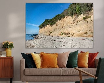 Swallows at the natural beach Lobbe by GH Foto & Artdesign