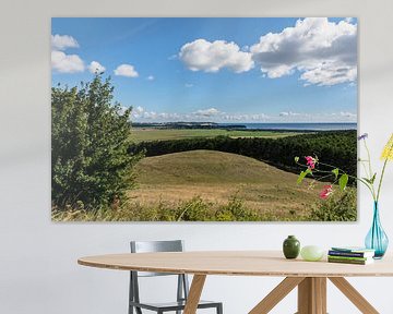 Groß Zicker, uitzicht op Göhren en de Oostzee, Rügen van GH Foto & Artdesign