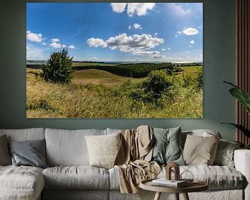 Groß Zicker, uitzicht op Göhren en de Oostzee, Rügen van GH Foto & Artdesign