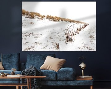 Ameland duinen in de sneeuw 02 van Everards Photography