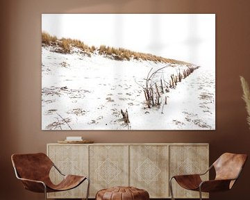 Les dunes d'Ameland dans la neige 02 sur Everards Photography