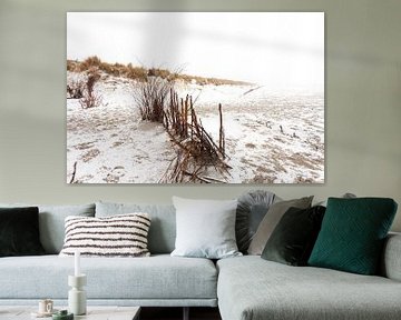 Les dunes d'Ameland dans la neige 04 sur Everards Photography