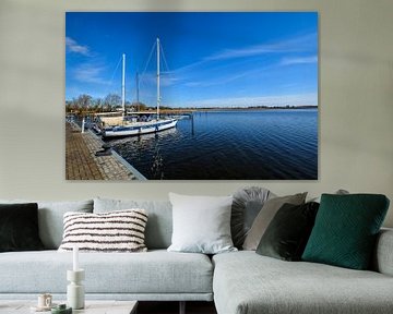 Segelschiffe im Hafen Puddemin auf Rügen von GH Foto & Artdesign