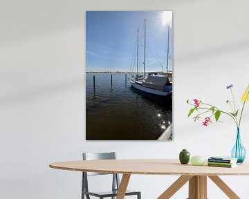 Segelschiffe im Hafen Puddemin auf Rügen von GH Foto & Artdesign