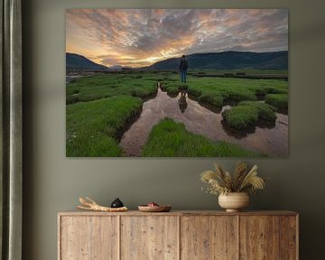 Sunset Glencoe Vally by Peter Haastrecht, van