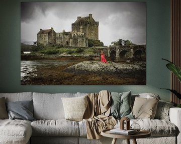 Eilean Donan Castle Scotland Isle of Skye by Peter Haastrecht, van