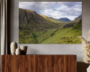 Glencoe vally schotland Isle of Skye van Peter Haastrecht, van