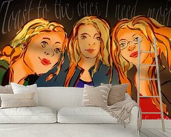 Example of the artwork in a room