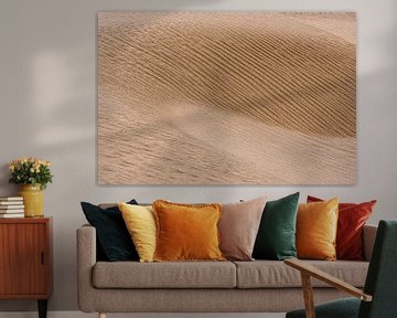 Image abstraite d'une dune de sable dans le désert d'Iran.