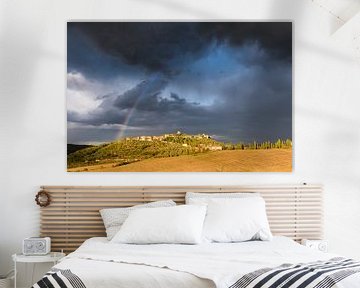 Gewitter im Val D'Orcia von Denis Feiner