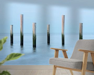 Posts in the North Sea by Simon Bregman