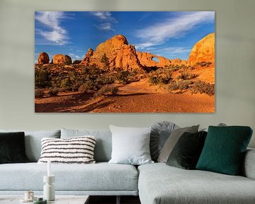 Skyline Arch in Arches National Park, Utah van Adelheid Smitt