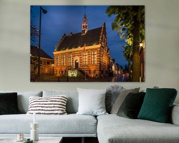 Historisches Rathaus IJsselstein bei Nacht von Tony Buijse