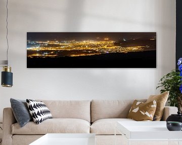 Granada panorama in the dark by Jordy Blokland