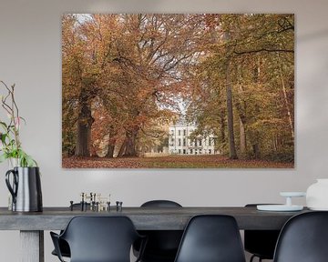 Couleurs d'automne dans le parc autour du château de Broekhuizen sur Peter Haastrecht, van