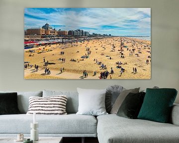 Strand van Scheveningen van Digital Art Nederland