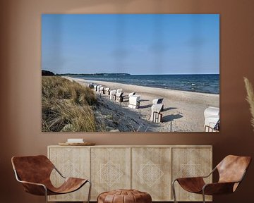 Strandkörbe zwischen Lobbe und Thiessow auf Rügen von GH Foto & Artdesign