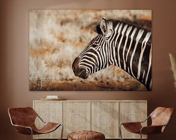 Zebra ||| Safari, Art Print, Afrique du Sud |||| Parc national Kruger sur Suzanne Spijkers