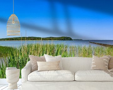 Lagune in Lietzow auf Rügen, Naturstrand
