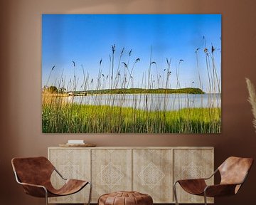 Lagune bij de Great Jasmund Bodden bij Lietzow van GH Foto & Artdesign