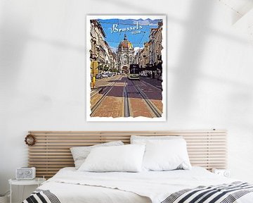 Brussel van Printed Artings