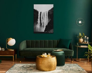 Skógafoss waterval IJsland van Holly Klein Oonk