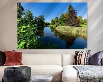 Zwanenvijver in Putbus kasteelpark van GH Foto & Artdesign