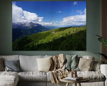 Uitzicht in de Dolomieten (Italië) van Kelly Alblas
