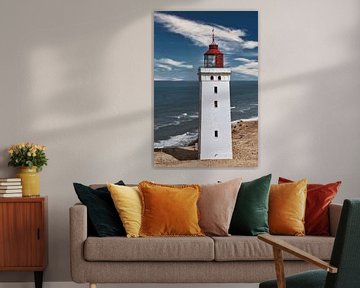Danish lighthouse sinks into the dunes by HGU Foto