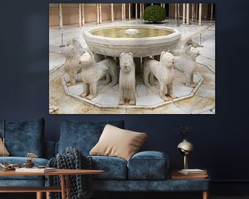 Alhambra - Brunnen mit den Löwen von René Weijers