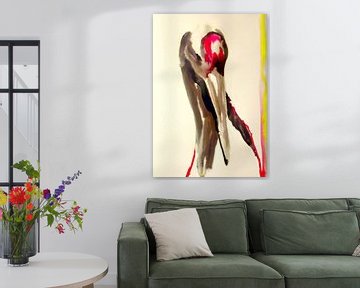 De Kraanvogel van Helia Tayebi Art