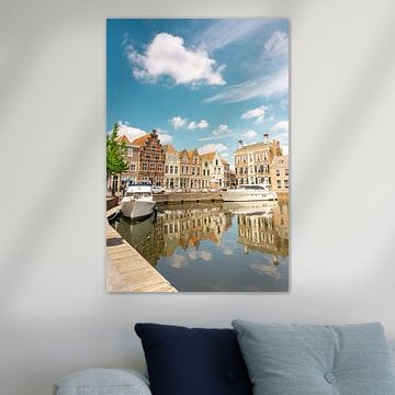 Der alte Hafen von Middelburg (vertikal)