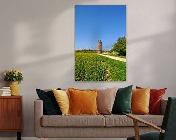Peilturm am Kap Arkona, Rapsfeld von GH Foto & Artdesign