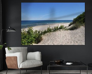 Natuurlijk strand op de Bakenberg op het eiland Rügen van GH Foto & Artdesign