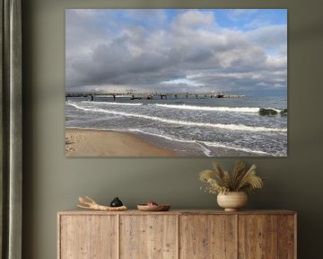 Stürmische Ostsee, Nordstrand Göhren von GH Foto & Artdesign