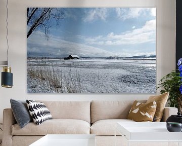 Winterlandschap, Middelhagen op het eiland Rügen van GH Foto & Artdesign