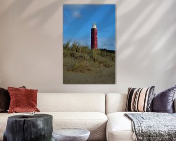 Leuchtturm bei Ouddorp an der Nordsee von Patricia Fotografie