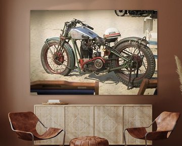 Vintage motorfiets Rex van Danny Tchi Photography
