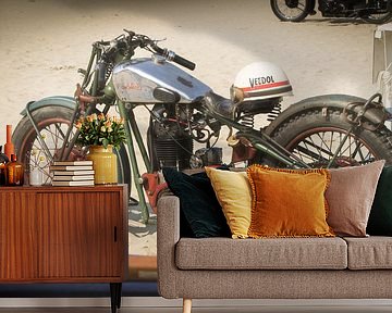 Vintage motorfiets Rex van Danny Tchi Photography