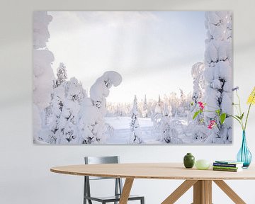 Sneeuw in Fins Lapland van elma maaskant