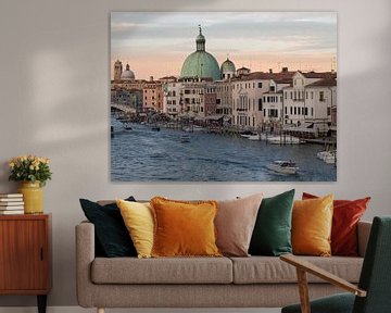 Venedig bei Sonnenuntergang von Raymond Wijngaard