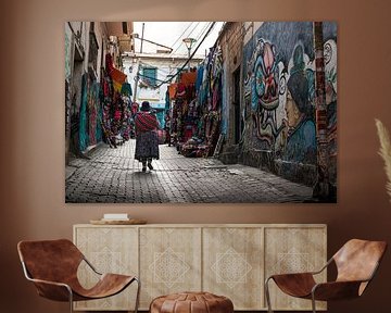 Bolivia streetscape by Jelmer Laernoes