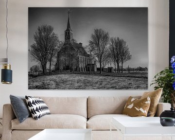 Noord Holland Krommenie hervormde Kerk op de Krommenie dijk van Evelien van der Horst